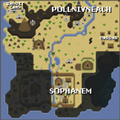 A preview of Menaphos and surrounding areas seen on the Trailblazer League map.