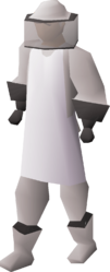 The full beekeeper's outfit on body type A.