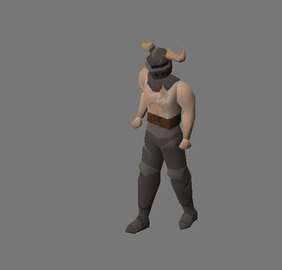 The axe catching animation (using Arrav in place of the player), by Mod Hend.