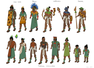 Concept art for citizens of Tal Teklan, by Mod Jerv.