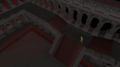 A screenshot of a room within the Theatre of Blood, shown during a livestream on 22/02/2018
