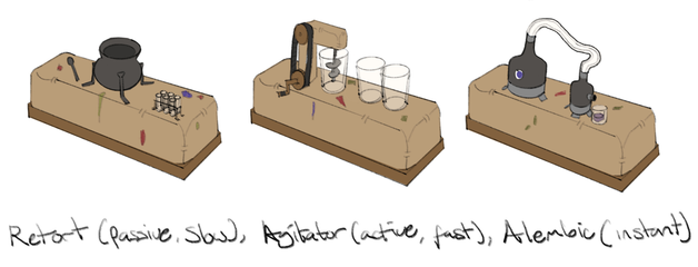 Concept art of the processing machines, by Mod Grub.