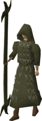 The full Ahrim's robes set on body type B.