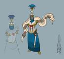 Concept art of Queen Zyanyi Arkan by Mod Grub.