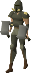The full Torag's armour set on body type B.