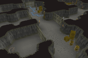 The jail cells within the catacombs.
