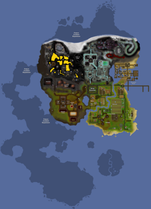 Jagex's Great Kourend redesign concept, made with the help of GentleTractor.