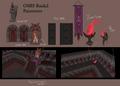Some early paint-overs of the Theatre of Blood
