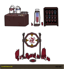 Concept art of laboratory apparatus, by Mod Grub.