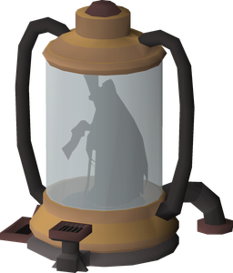 The strange tube as they appeared when visiting the vault during Dragon Slayer II.