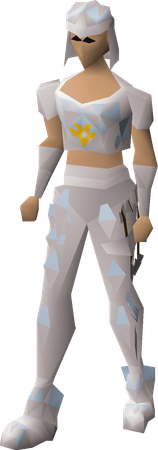 Armadyl blessed dragonhide armour on body type B.
