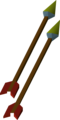 Two poisoned rune arrows