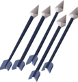 Five training arrows