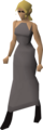 Grey dress top and bottom