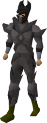 The Iorwerth crystal armour set on body type A.