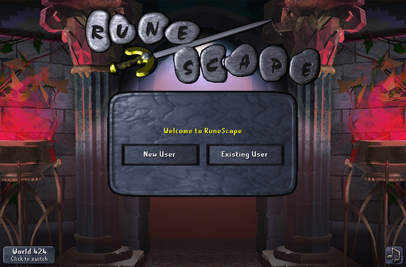 Login screen for the release of Varlamore: The Rising Darkness.