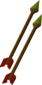 Two poisoned bronze arrows