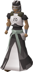 An elite void set with a melee helm on body type A