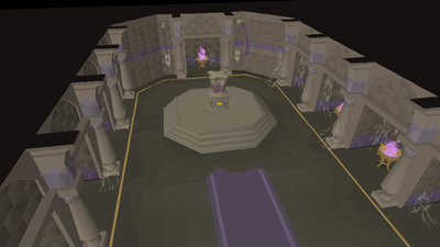 Ancient Vault's vault, with the Elder Horn missing
