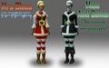 Female Antisanta outfit work-in-progress.