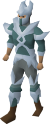 The crystal armour set on body type A.