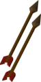 Two bronze arrows