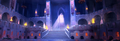 Artwork of Lady Verzik's throne room
