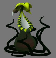 Another image of the Pitcher plant model, further along into development.