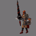 The first version of the lance model, created by Mod West