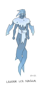 Concept art of a Frost Nagua, by Mod Jerv.