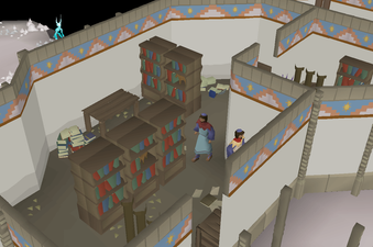 The Teomat's library.