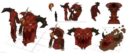 Concept art of the Doom of Mokhaiotl, by Mod Jerv.