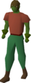 Green skin tone