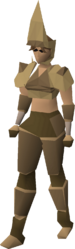 The full splitbark armour set on body type B.