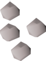 Four whiteberry seeds