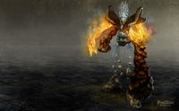 A wallpaper depicting the Balance Elemental's appearance in RuneScape.