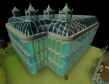 The Hosidius vinery before being reduced in size.