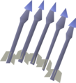 Five sapphire bolts (e)