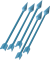Five ice arrows
