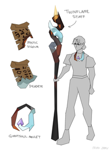 Concept art of rewards from the Royal Titans, by Mod Jerv.