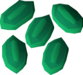 Five snape grass seeds