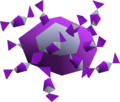 Twenty-five purple sweets