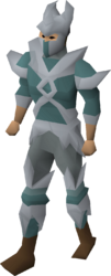 The inactive crystal armour set on body type A.