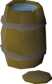 A barrel of rainwater
