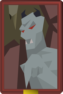 A painting of Lowerniel Drakan found in Castle Drakan in Vampyrium.