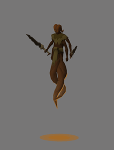 Animations for an Earthen Nagua reinforcing its body and becoming weakened, by Mod Hend.