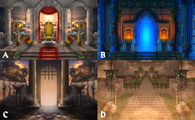 Finalists for the login screen competition for A Kingdom Divided.