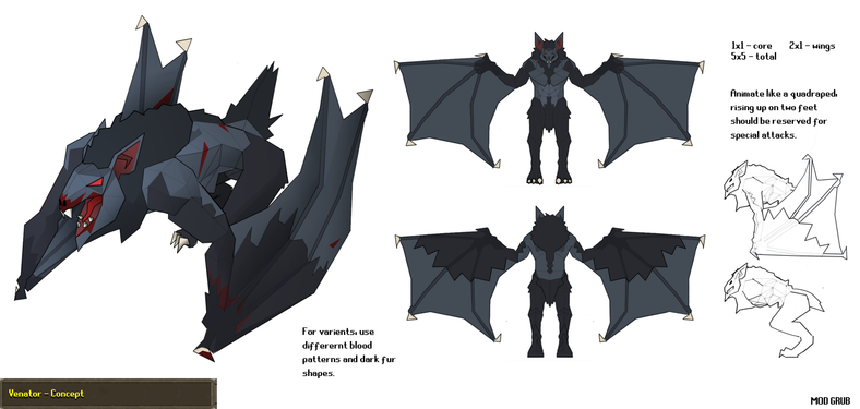 Concept art of venators, by Mod Grub.
