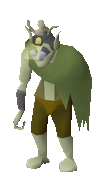 Mistag responding to a player's goblin bow.