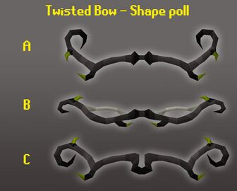 Proposal of shapes for the bow. Option B was chosen.